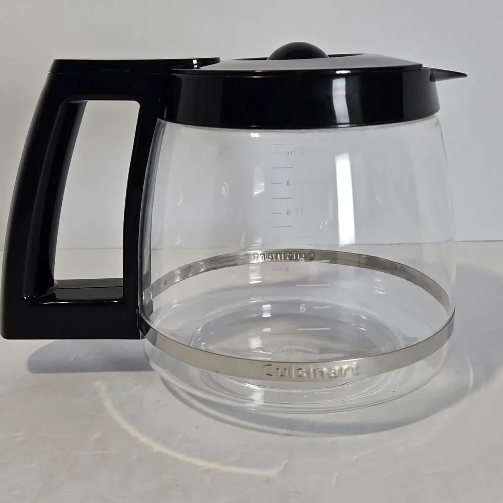 Cuisinart Replacement Glass Coffee Carafe 12-Cup for DCC-1000 Black Handle